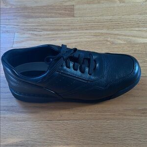 Men's Black Leather Shoes — Rockport
